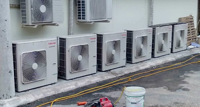 LẮP ĐẶT MÁY LẠNH CHO CÔNG TY
